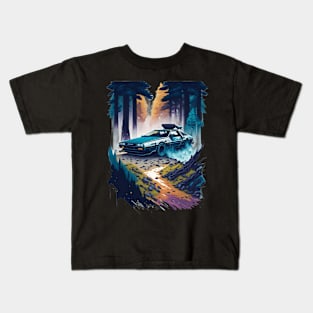 Summer Art DMC DeLorean Kids T-Shirt